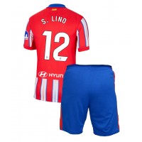 Atletico Madrid Samuel Lino #12 Replika babykläder Hemmaställ Barn 2024-25 Kortärmad (+ korta byxor)